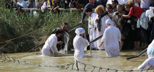 Крещение на реке Иордан.