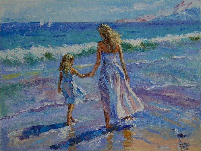 Прилив. Художник: Татьяна Фатыхова